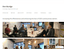 Tablet Screenshot of burdge.com